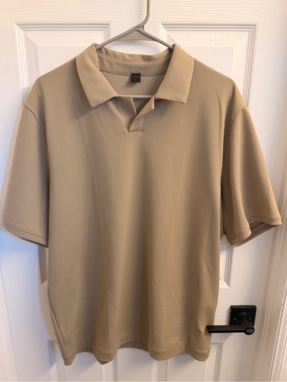 Men's Classic Short-Sleeve Polo Shirt - Beige